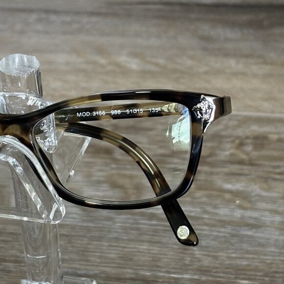 Versace Tortoise Brown Eyeglasses FRAMES w/Case - Mod 3156 988 Italy